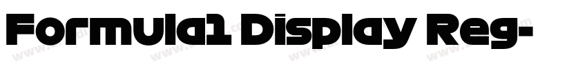 Formula1 Display Reg字体转换 Formula1 Display Reg字体转换